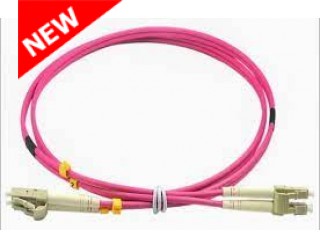 Broxnet Duplex LC/UPC to LC/UPC OM4 50/125 2.0mm 2M LSZH Fiber Patch Cable